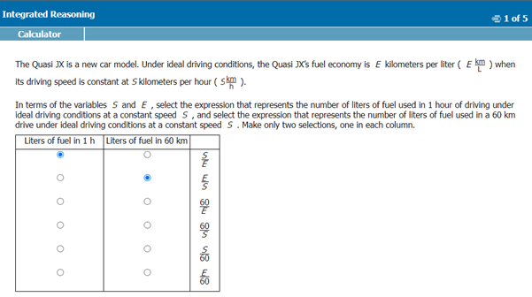 Sample Two-Part Analysis Question